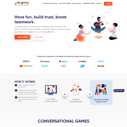 Brightful  Landing Page Design