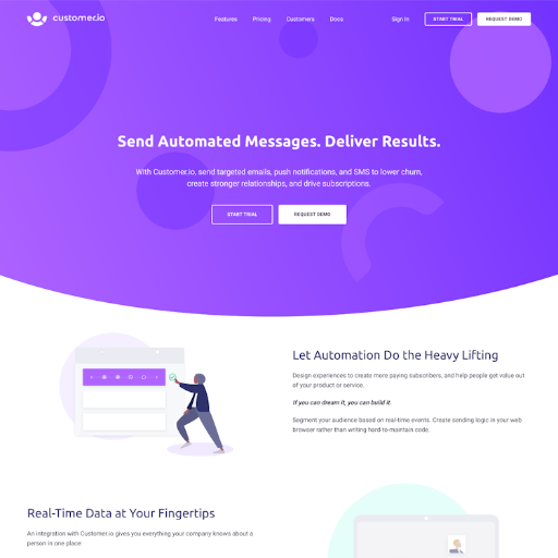 Customer  Landing Page Design