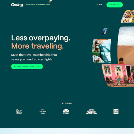 Going™  Landing Page Design