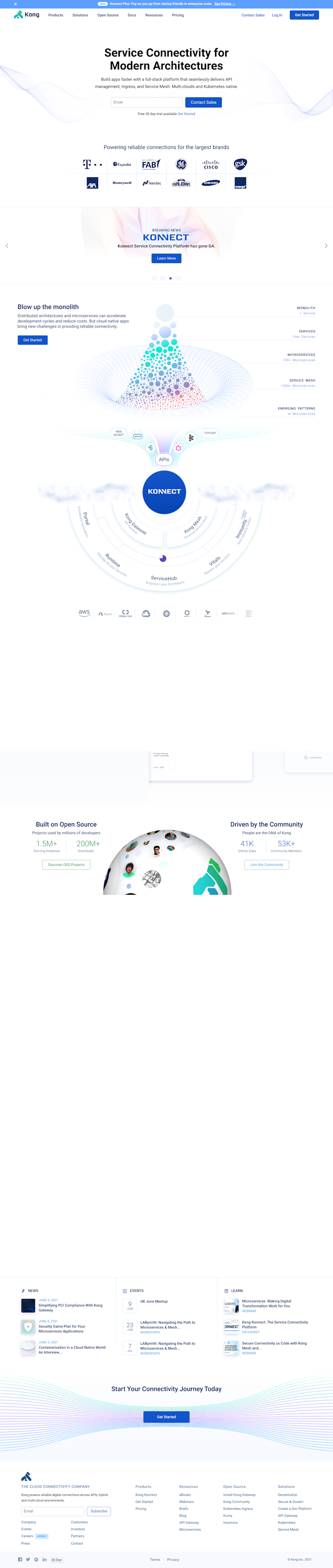 KongHQ  Landing Page Design