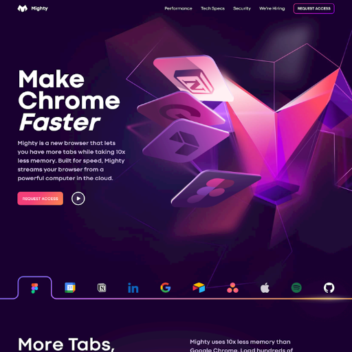 Mightyapp  Landing Page Design