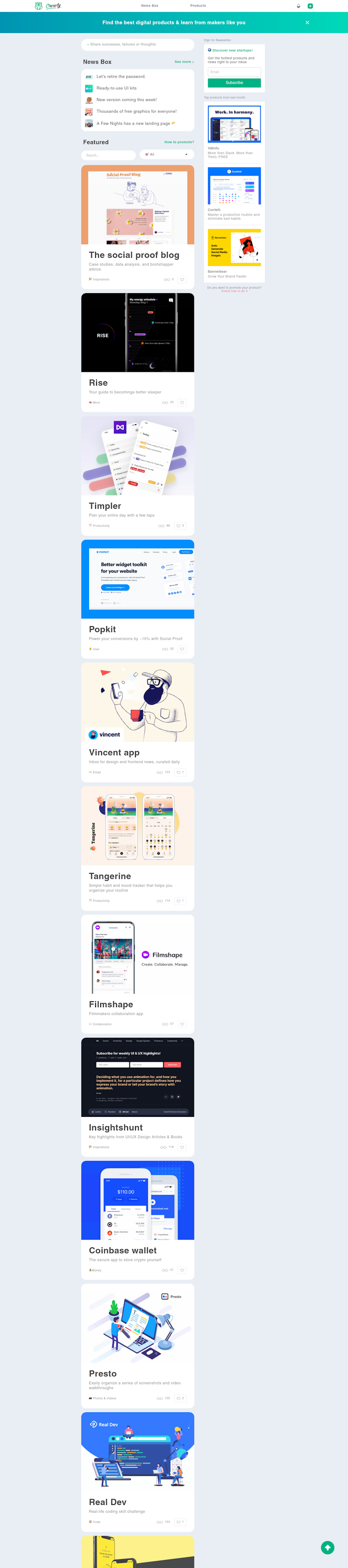 Owwly  Landing Page Design
