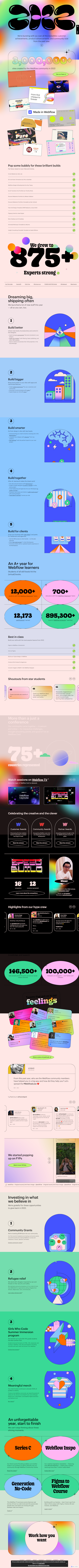 Webflow in 2022  Landing Page Design